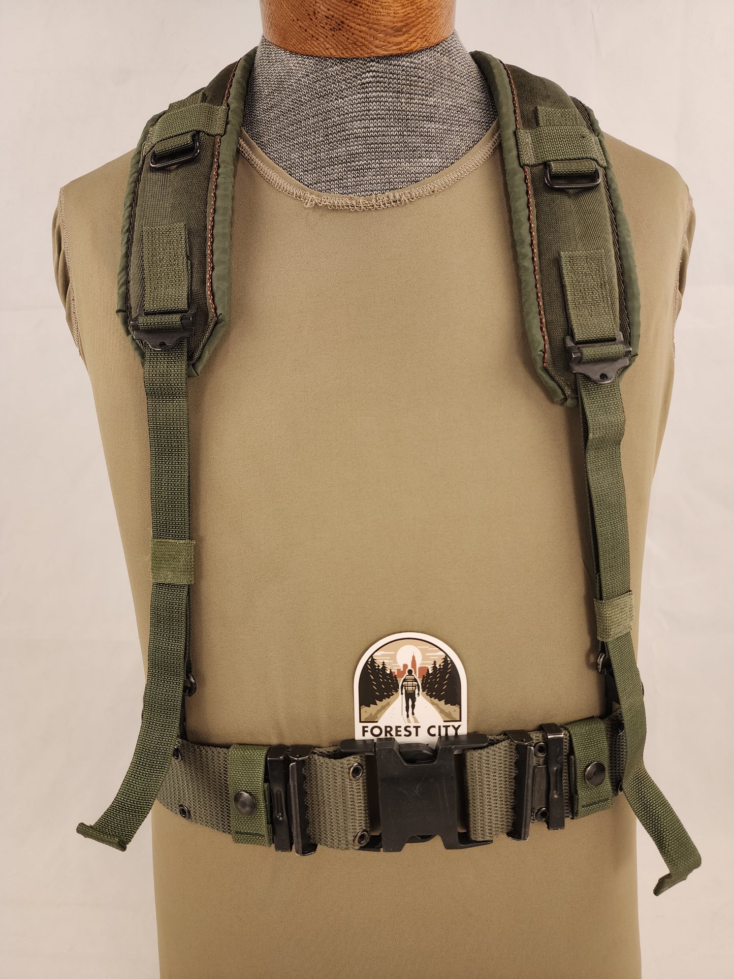 Suspenders with Alice Belt - Green