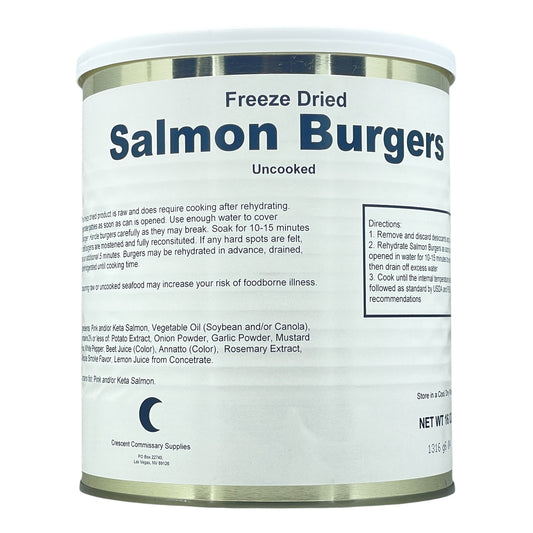Military Surplus Freeze Dried Salmon Burgers