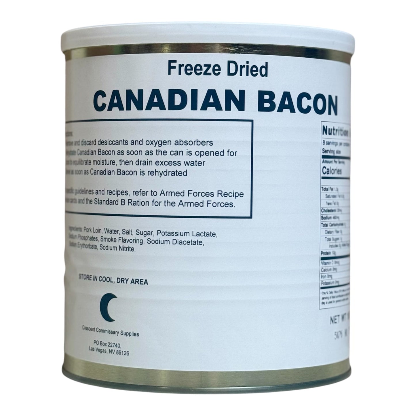 Military Surplus Freeze Dried Canadian Bacon