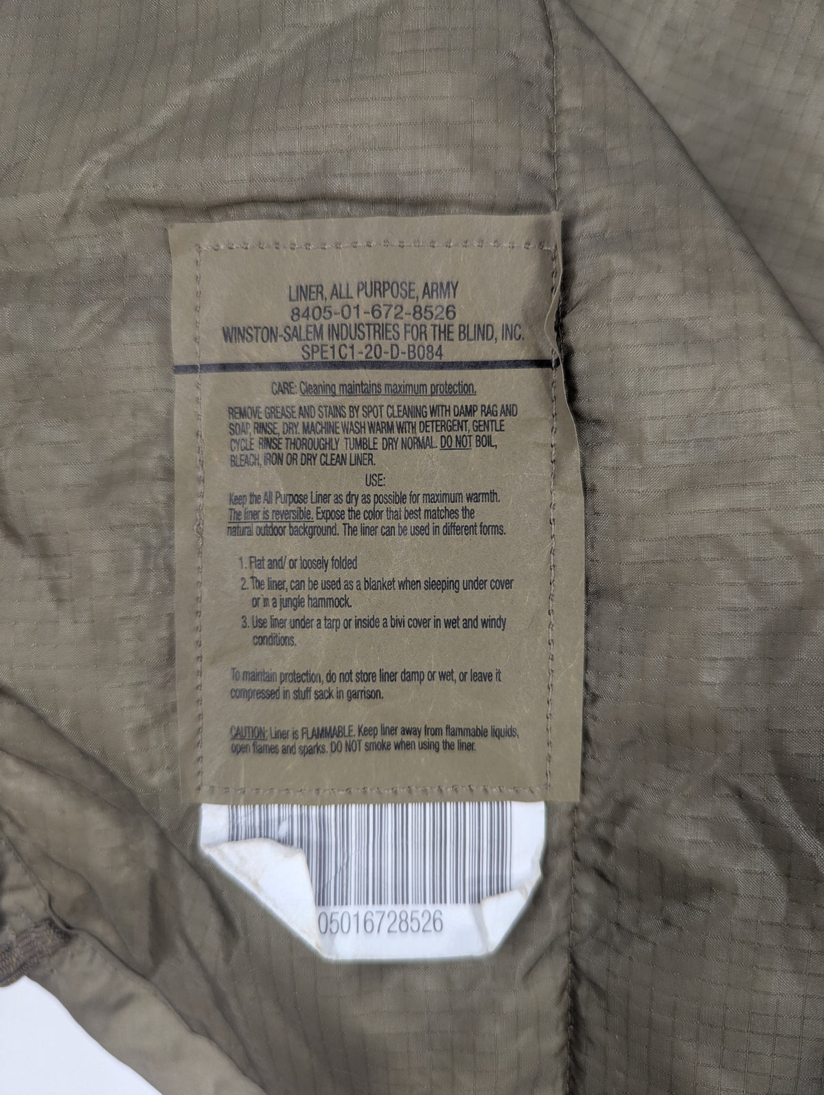 Wet Weather Poncho Liner - OCP/Multicam