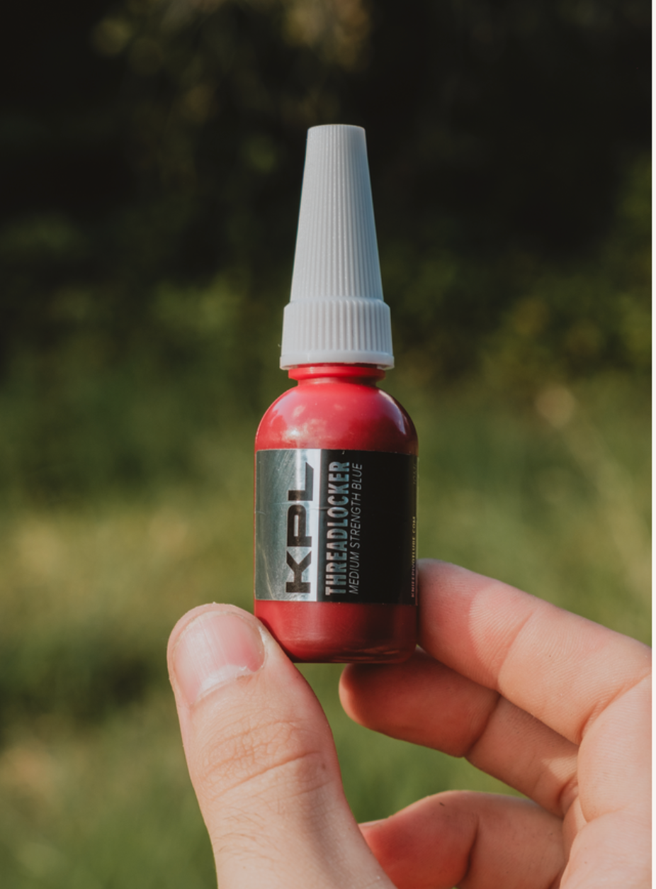 KPL *OIL TOLERANT* - Blue Medium Strength Pocketknife Threadlocker - Large Blue 10ml