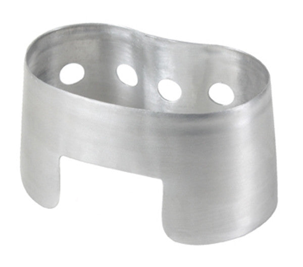 metal canteen stove against a white background