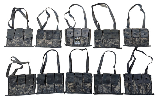 10 pack of bandoleers on a white background