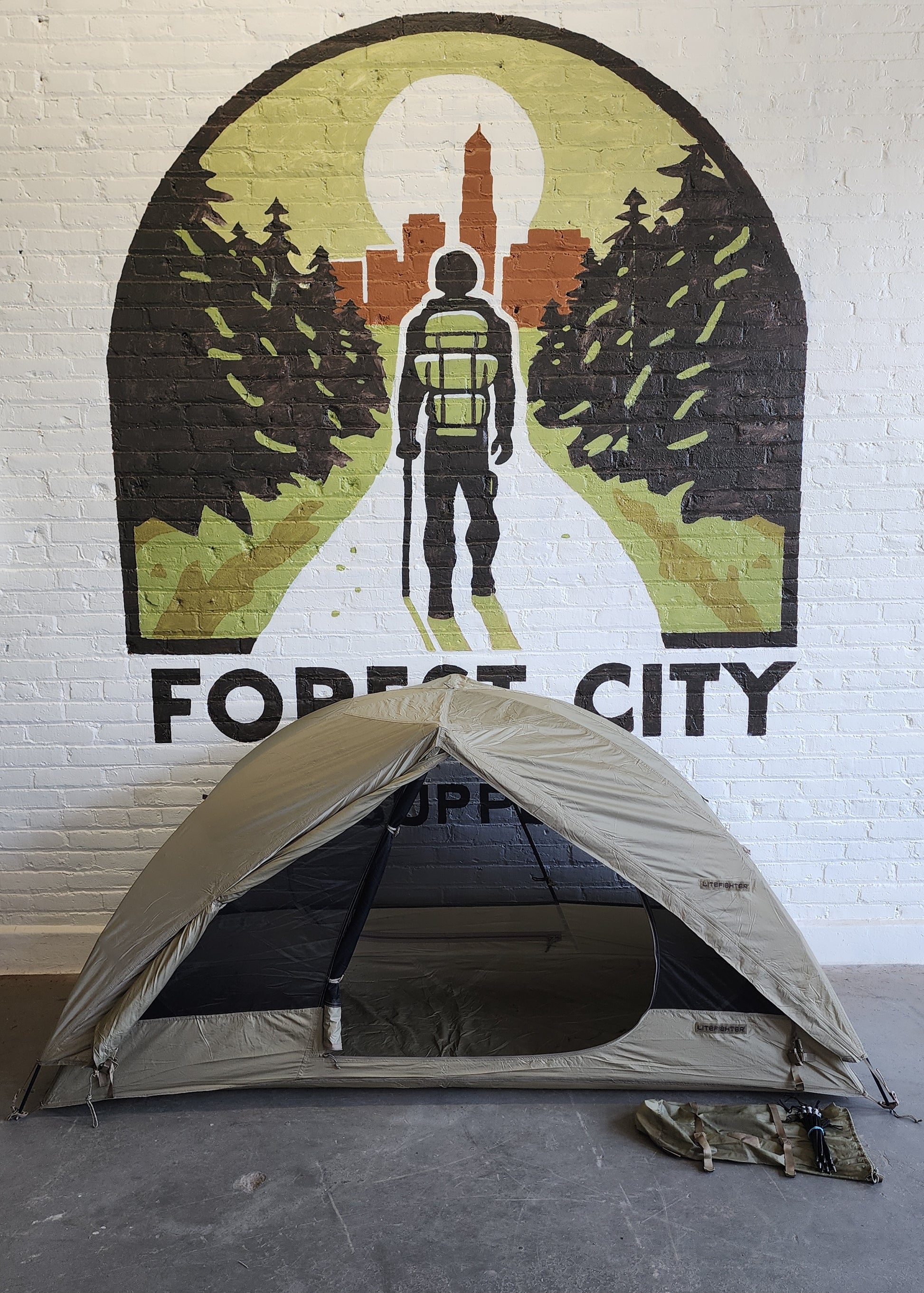 litefighter tent nsn Litefighter 1 - Coyote Tan