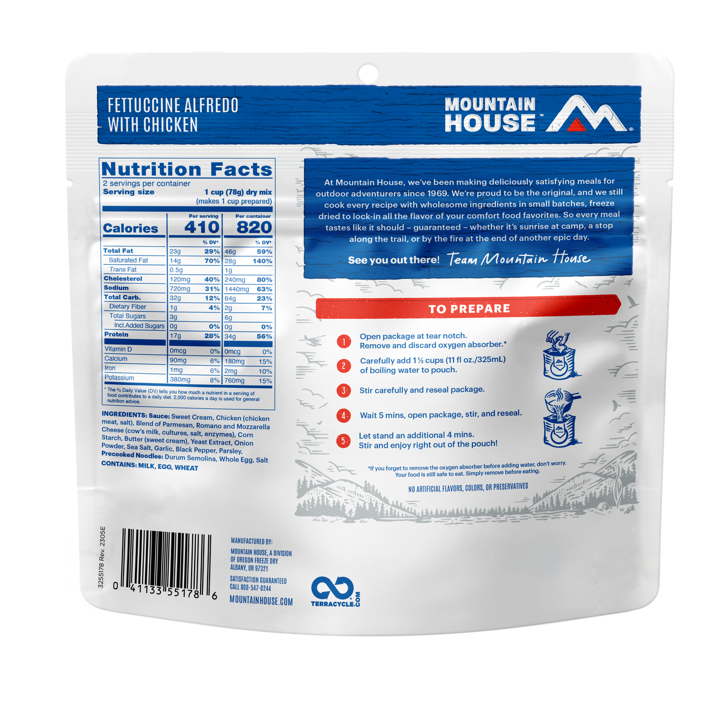 Mountain House Adventure Meal Freeze Dried Food - Entrees