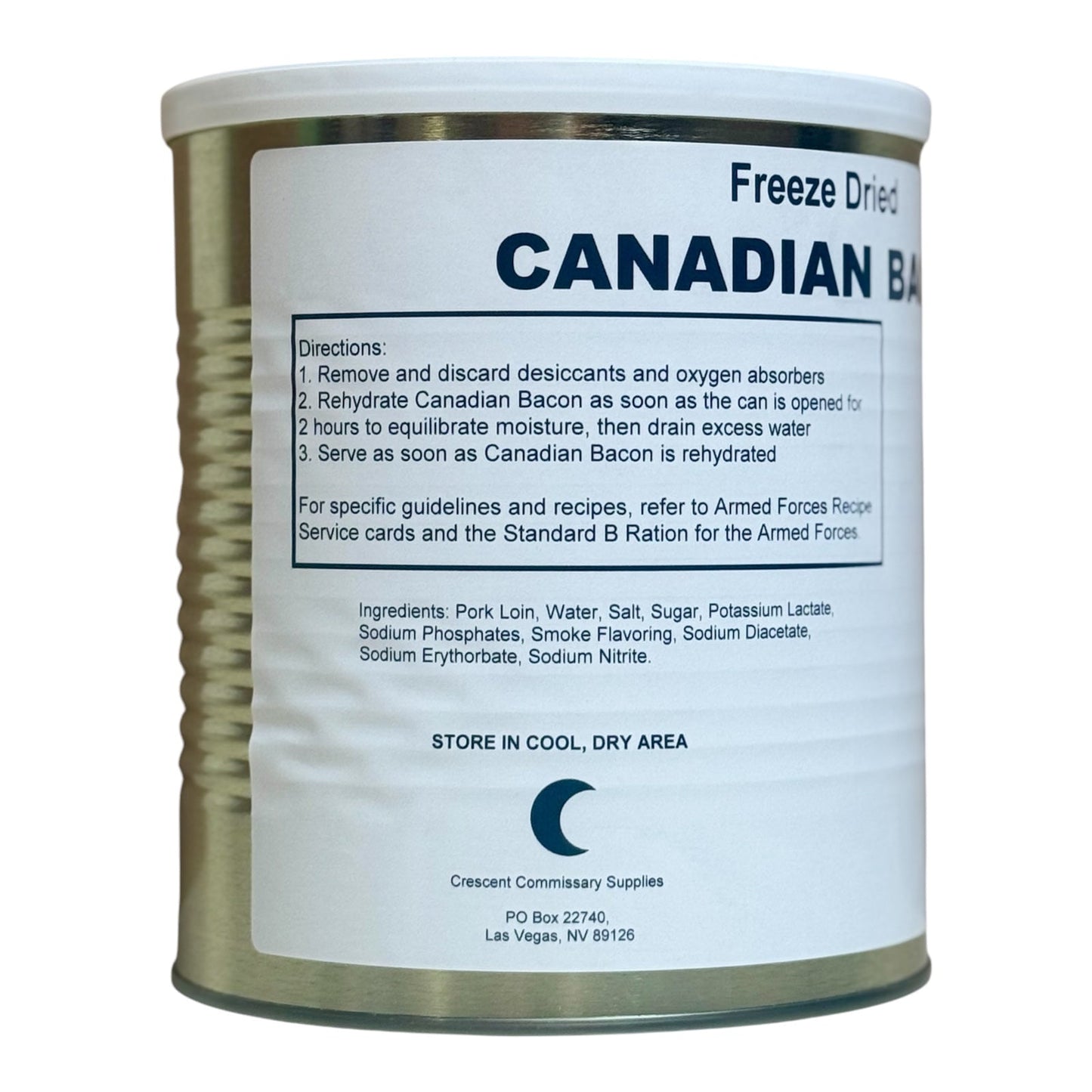 Military Surplus Freeze Dried Canadian Bacon