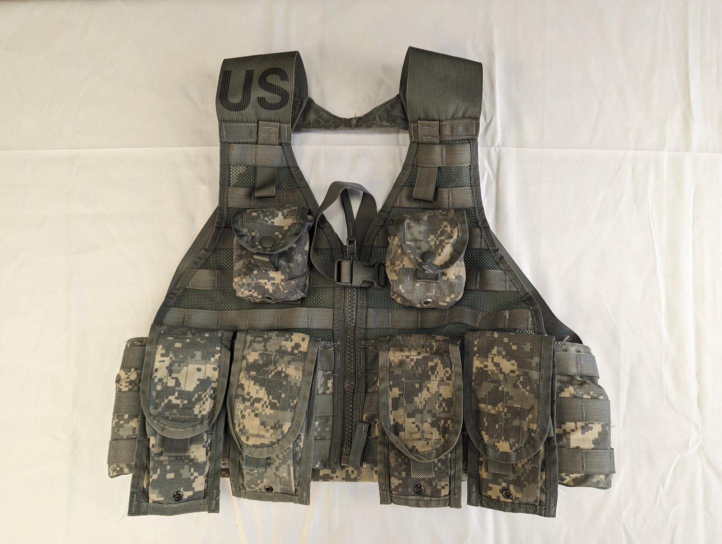 7pc. Load Carrier w/ 6 Pouches - ACU - 4DM-2HG