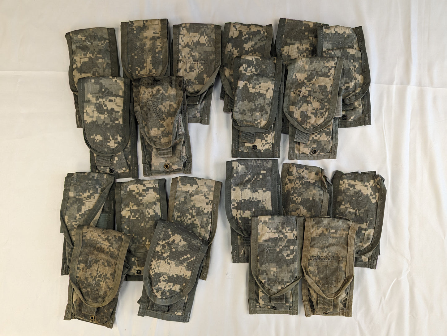 100 Pack - M4 2Mag Pouches - ACU - Good