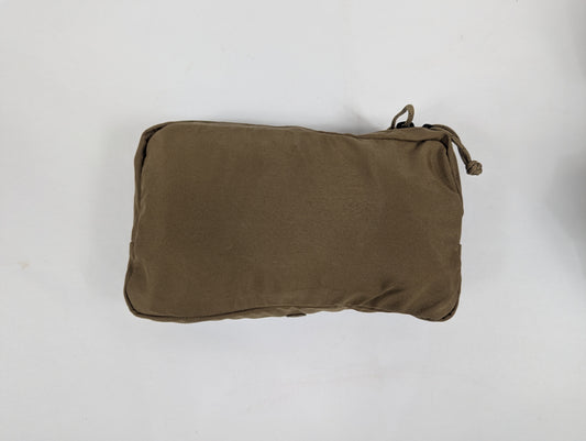 Brown compression bag on a white background