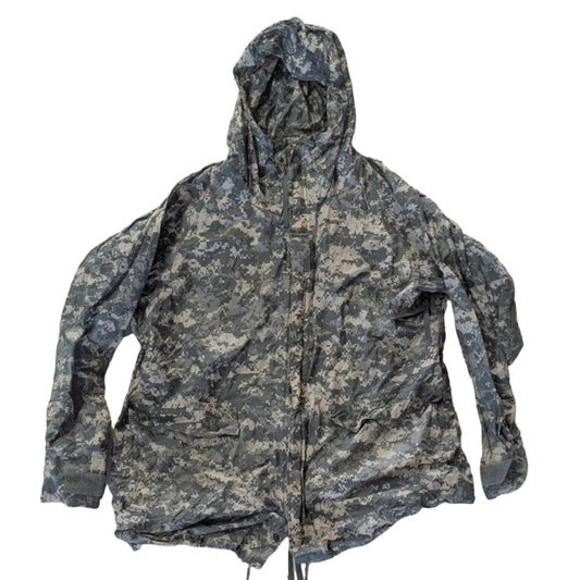 Camouflage jacket on a white background