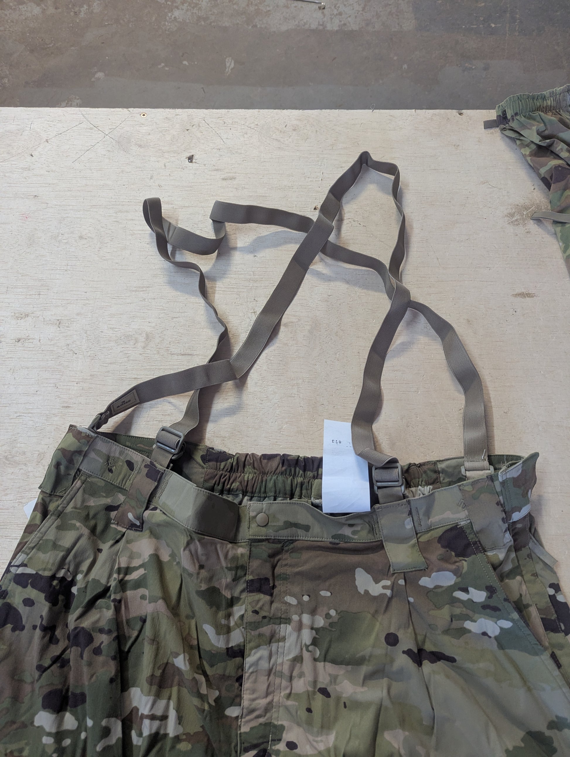 Multicam soft shell cold weather trousers 