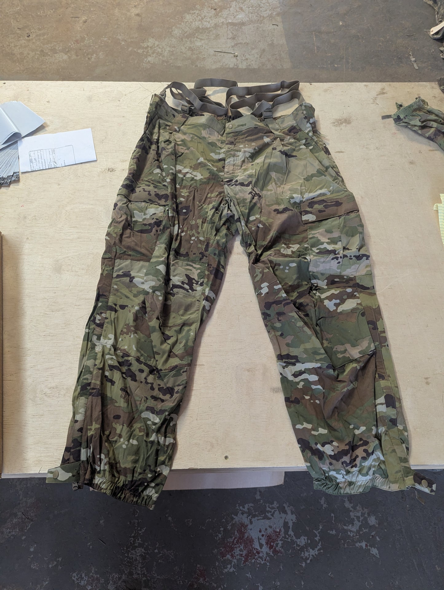 Multicam soft shell cold weather trousers 