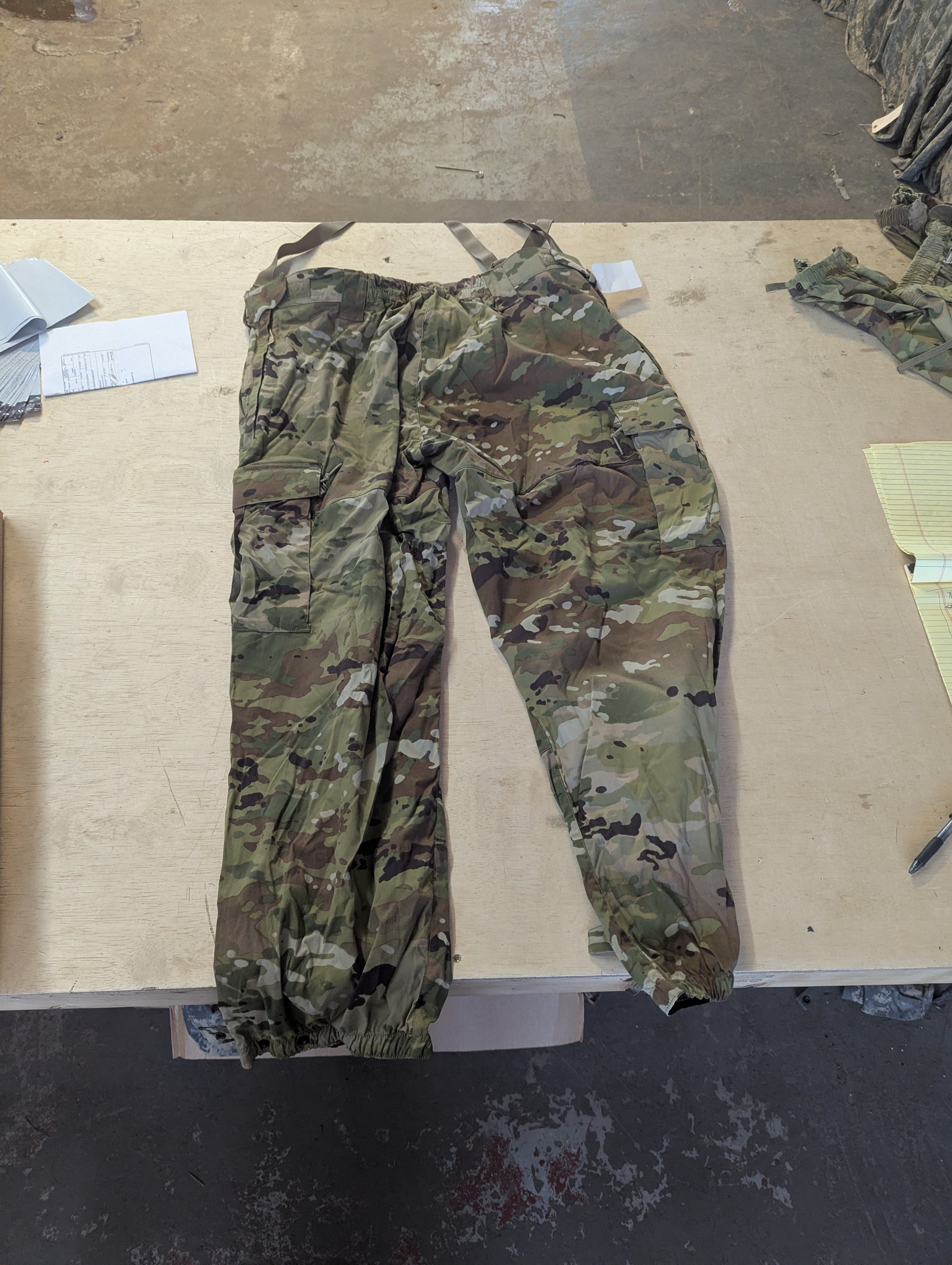 Multicam soft shell cold weather trousers 