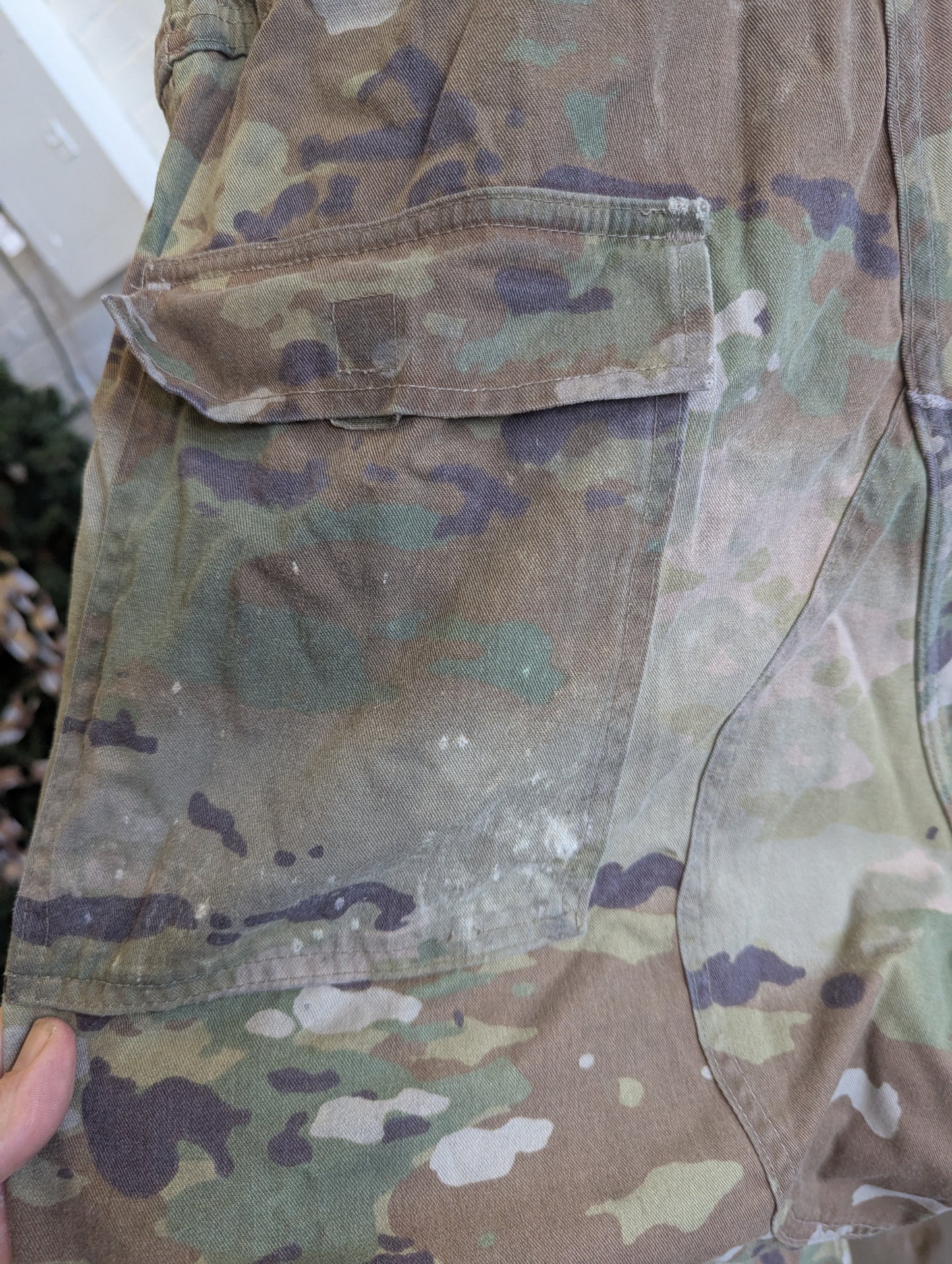 Multicam coveralls on white background