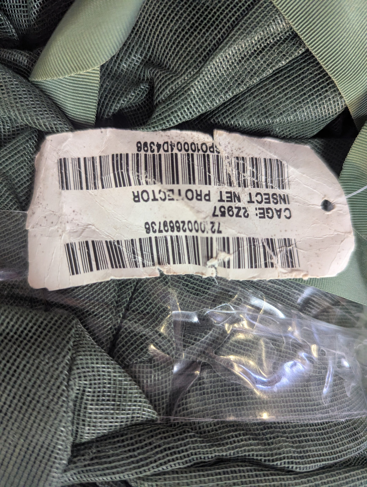 Field Insect Bar Netting - OD Green - Used