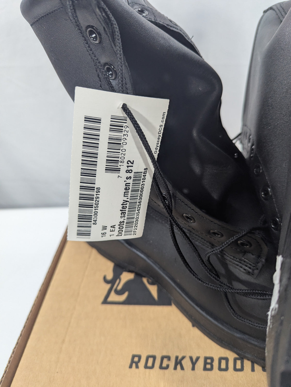 Rocky 812 Men's 8" Leather Safety Boots - Size 16 Wide - New