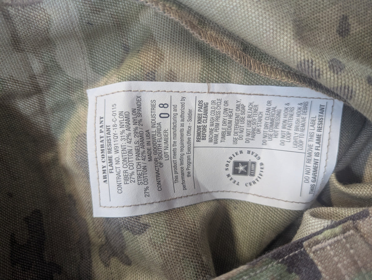Army Combat Pant with Integrated Knee Pads - OCP - Medium Long