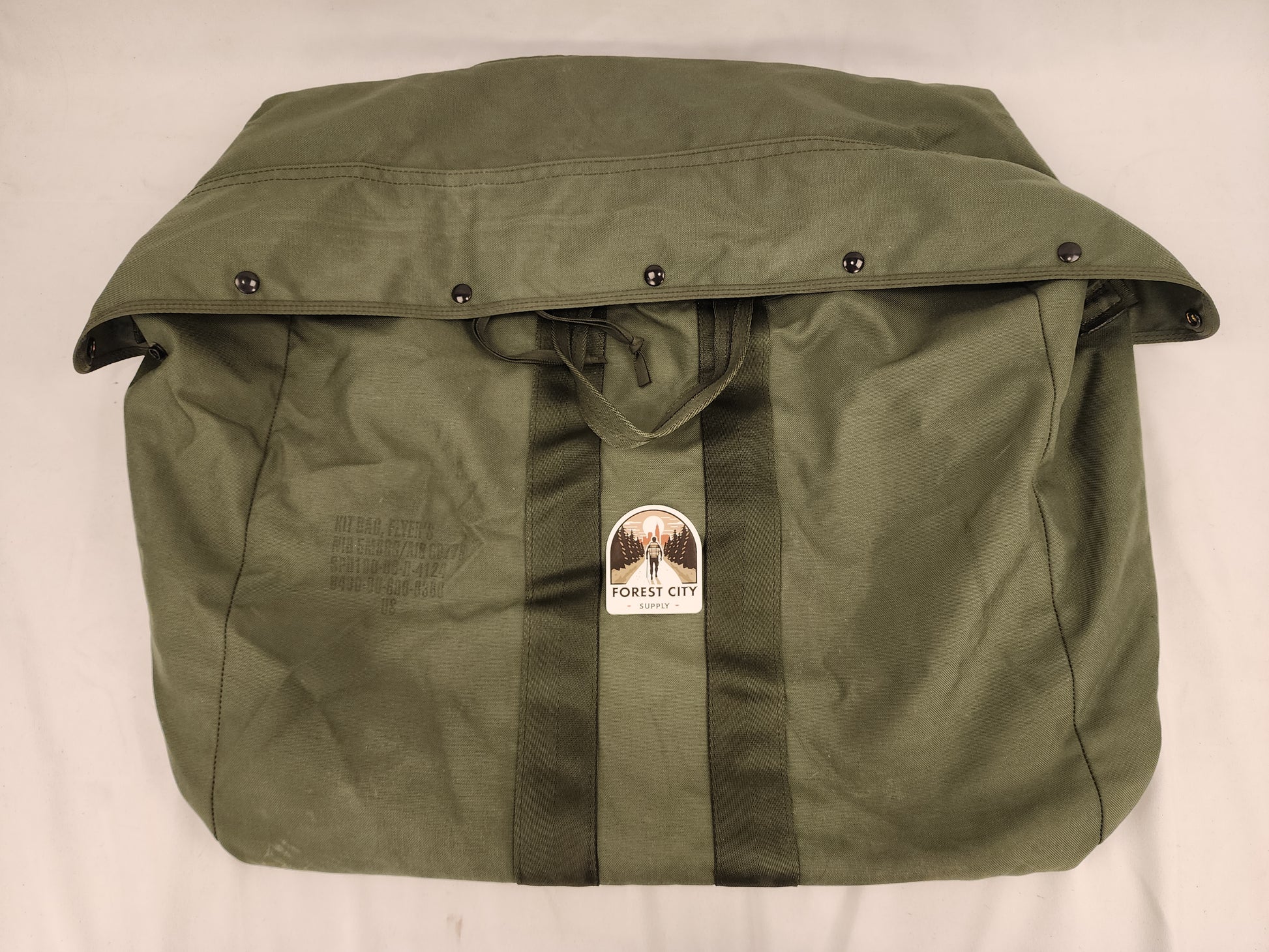Olive Drab Green U.S. Military Flyer's Kit Bag Duffel bag 8460-00-606-8366
