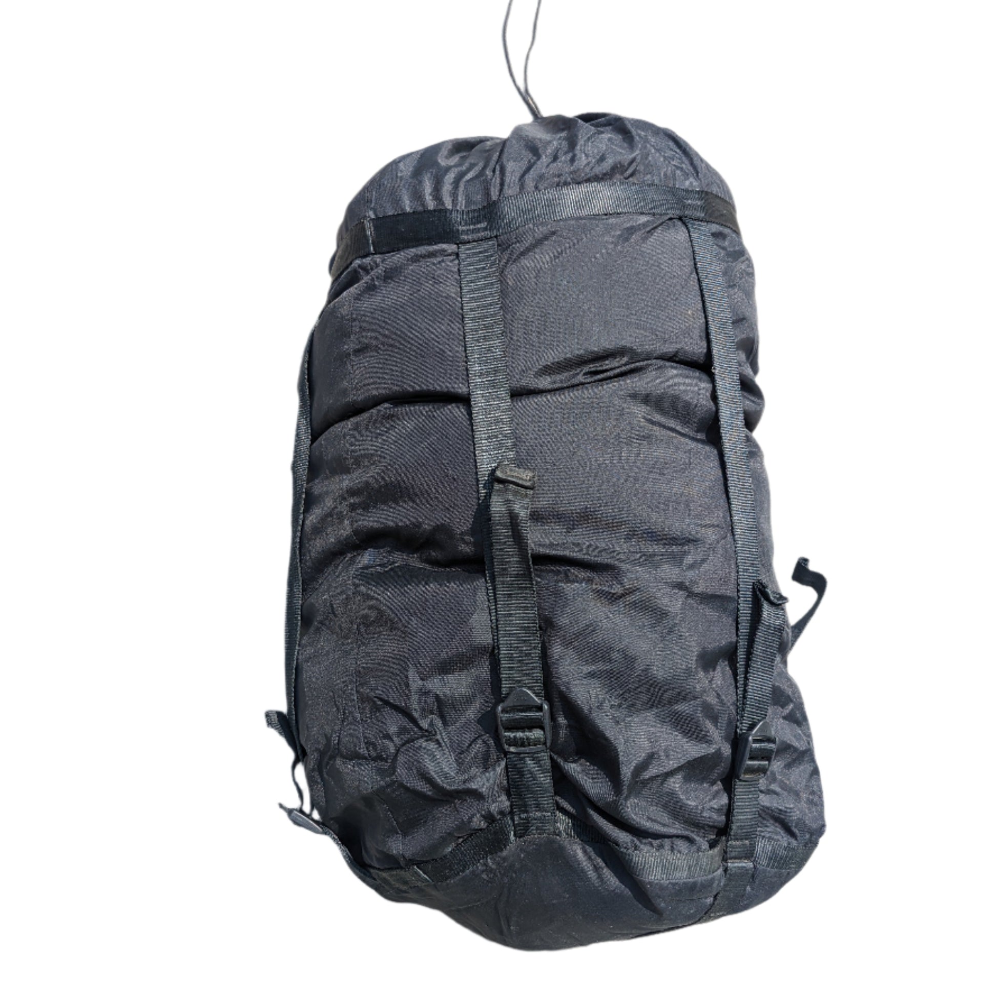 U.S. Military Surplus Black Compression Stuff Sack Compression Bag Camping Gear 
