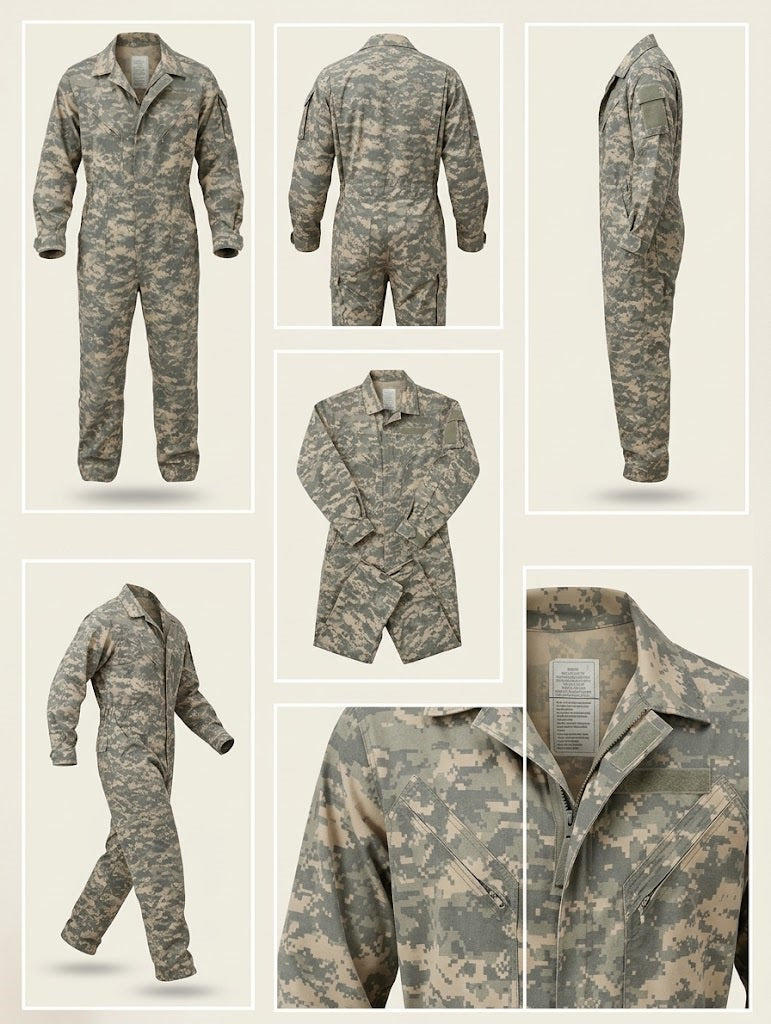 Genuine U.S. Military Utility Coveralls - Universal Camo UCP/ACU