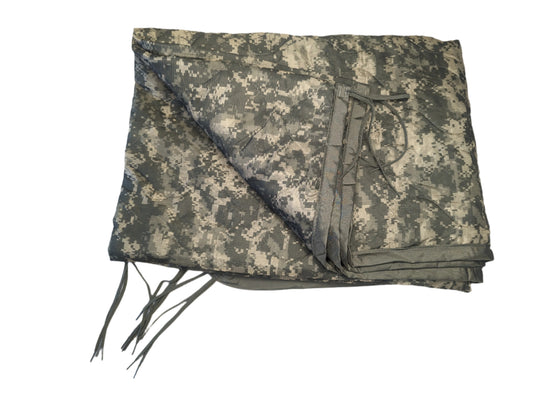 U.S. Military Surplus ACU Camo Wet Weather Poncho Liner  8405-01-547-2559